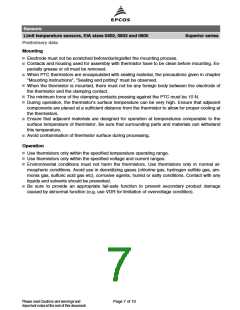 浏览型号B59721A0070A062的Datasheet PDF文件第7页