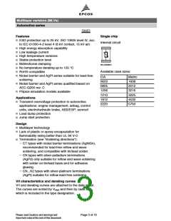 浏览型号B72542V3140S272的Datasheet PDF文件第3页