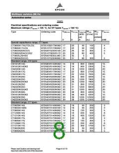 浏览型号B72542V3140S272的Datasheet PDF文件第8页