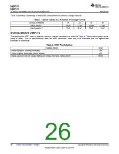浏览型号BQ24170的Datasheet PDF文件第26页