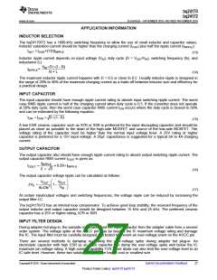 浏览型号BQ24170的Datasheet PDF文件第27页