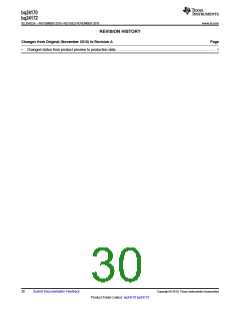 浏览型号BQ24170的Datasheet PDF文件第30页