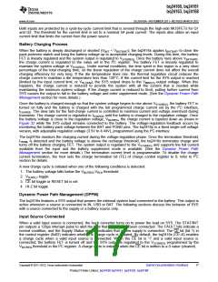 浏览型号BQ24161的Datasheet PDF文件第17页