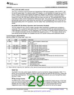 浏览型号BQ24161的Datasheet PDF文件第29页