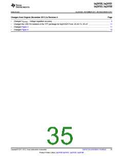 浏览型号BQ24161的Datasheet PDF文件第35页