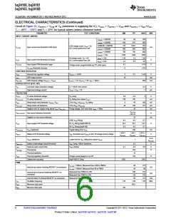 浏览型号BQ24161的Datasheet PDF文件第6页