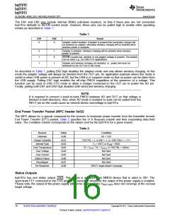 浏览型号BQ51013YFFR的Datasheet PDF文件第16页