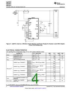 浏览型号BQ51013YFFR的Datasheet PDF文件第4页