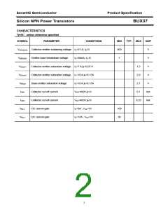 浏览型号BUX37的Datasheet PDF文件第2页