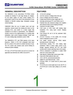浏览型号CM6805BOGIRTR的Datasheet PDF文件第1页