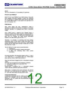 浏览型号CM6805BOGIRTR的Datasheet PDF文件第12页