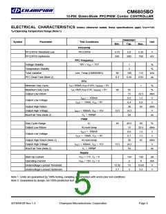 浏览型号CM6805BOGIRTR的Datasheet PDF文件第5页
