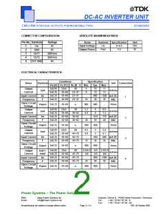 浏览型号CXA-L10A的Datasheet PDF文件第2页