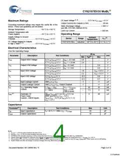 浏览型号CY62187EV30LL-55BAXIT的Datasheet PDF文件第4页