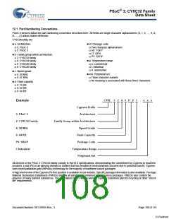 浏览型号CY8C3245LTI-139的Datasheet PDF文件第108页