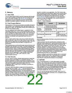 浏览型号CY8C3245LTI-139的Datasheet PDF文件第22页