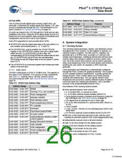 浏览型号CY8C3245LTI-139的Datasheet PDF文件第26页