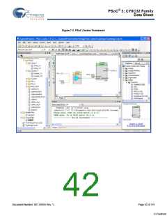 浏览型号CY8C3245LTI-139的Datasheet PDF文件第42页