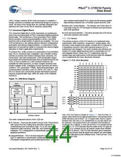 浏览型号CY8C3245LTI-139的Datasheet PDF文件第44页