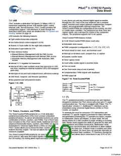 浏览型号CY8C3245LTI-139的Datasheet PDF文件第49页