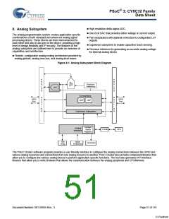浏览型号CY8C3245LTI-139的Datasheet PDF文件第51页