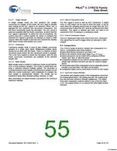 浏览型号CY8C3245LTI-139的Datasheet PDF文件第55页