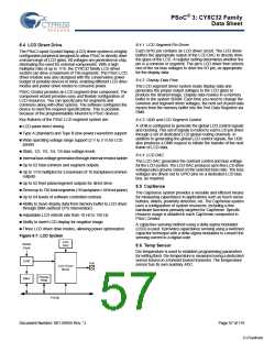 浏览型号CY8C3245LTI-139的Datasheet PDF文件第57页