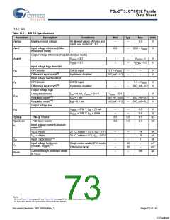浏览型号CY8C3245LTI-139的Datasheet PDF文件第73页