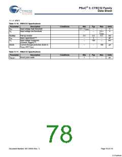 浏览型号CY8C3245LTI-139的Datasheet PDF文件第78页