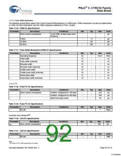 浏览型号CY8C3245LTI-139的Datasheet PDF文件第92页