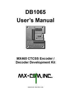 浏览型号DB1065的Datasheet PDF文件第1页