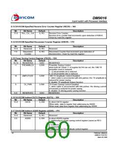 浏览型号DM9016的Datasheet PDF文件第60页
