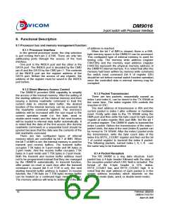 浏览型号DM9016的Datasheet PDF文件第62页