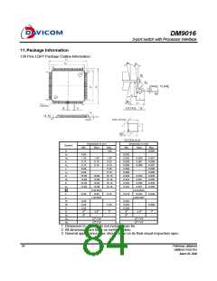 浏览型号DM9016的Datasheet PDF文件第84页