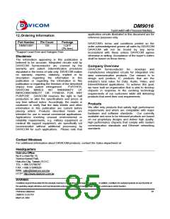 浏览型号DM9016的Datasheet PDF文件第85页
