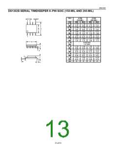 浏览型号DS1302SN的Datasheet PDF文件第13页