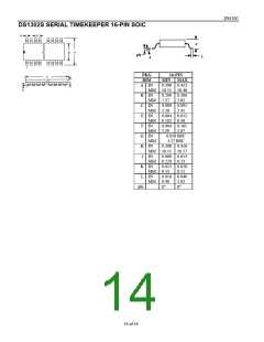 浏览型号DS1302S-16的Datasheet PDF文件第14页