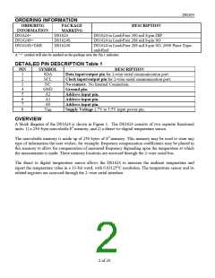 浏览型号DS1624S的Datasheet PDF文件第2页