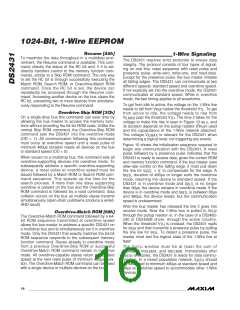 浏览型号DS2431Q T的Datasheet PDF文件第16页