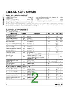 浏览型号DS2431Q T的Datasheet PDF文件第2页