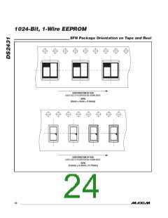 浏览型号DS2431Q T的Datasheet PDF文件第24页
