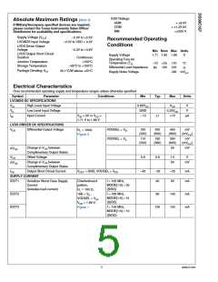 浏览型号DS90C187LF-NOPB的Datasheet PDF文件第5页