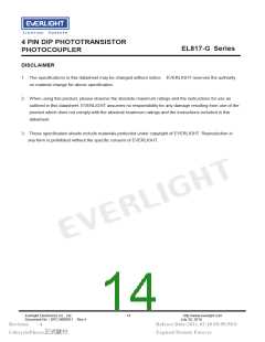 浏览型号EL817(M)(Y)(TU)-FVG的Datasheet PDF文件第14页