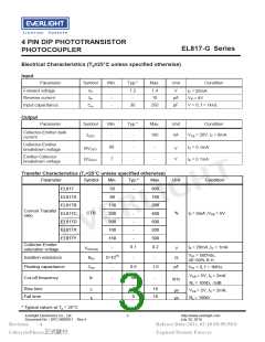 浏览型号EL817(M)(Y)(TU)-FVG的Datasheet PDF文件第3页