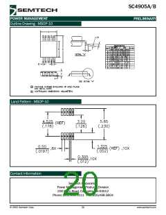 浏览型号SC4905BMSTR的Datasheet PDF文件第20页