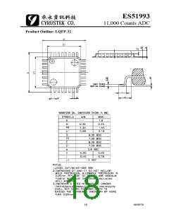 浏览型号ES51993的Datasheet PDF文件第18页