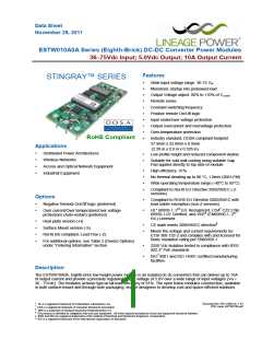 浏览型号ESTW010A0A41-HZ的Datasheet PDF文件第1页