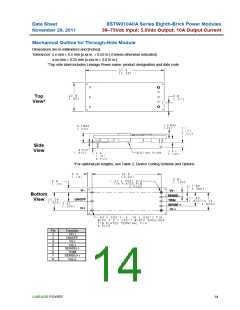 浏览型号ESTW010A0A41-HZ的Datasheet PDF文件第14页