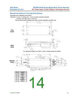 浏览型号ESTW010A0A41-SZ的Datasheet PDF文件第14页