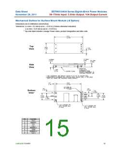 浏览型号ESTW010A0A41-HZ的Datasheet PDF文件第15页
